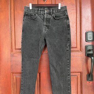 BDG jeans by Urban Outfitters. Washed black color. Waist 28/ Length 30. Dad cut